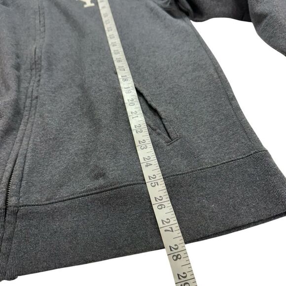 League Mens Gray Yale Collegiate Zip Up Size Large Ivy League Preppy - Picture 8 of 8